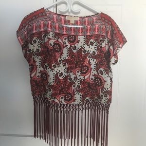 Michael Kors pattern top